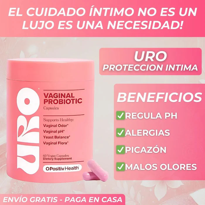 URO - Probióticos Vaginales para Mujeres